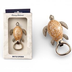 Tommy Bahama Turtle Seashell Bottle Opener Coastal Barware Beach House Decor New